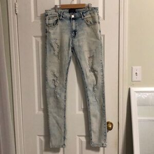 Urban Heritage Acid-wash Jeans